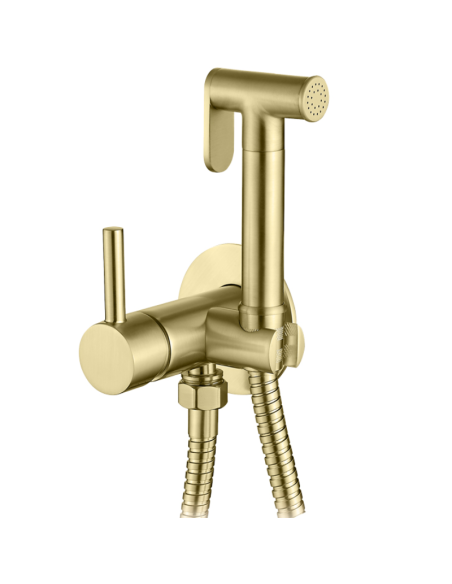 Ducha higiénica WC oro cepillado Taus AQUAGRIF