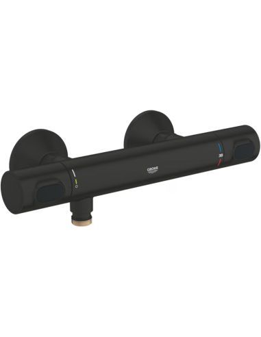 Grifo ducha termostatico negro Grohtherm 500 GROHE | Pereda
