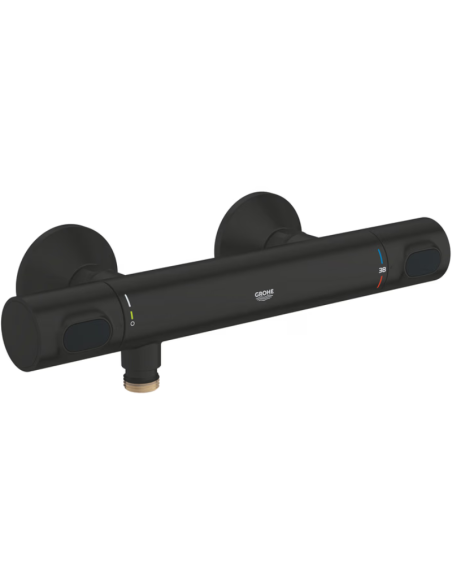 Grifo ducha termostatico negro Grohtherm 500 GROHE | Pereda