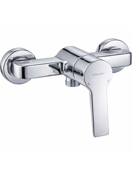 Grifo ducha monomando Clever GO!2 + ducha telefono y soporte · Pereda