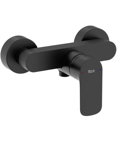 Grifo ducha negro Cala ROCA