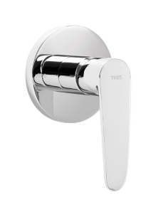 Grifo ducha empotrado 1 vía Flat TRES