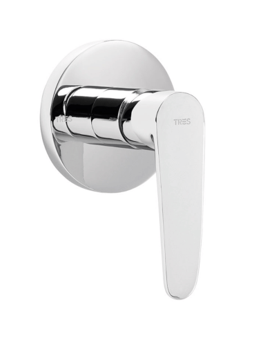 Grifo ducha empotrado 1 vía Flat TRES