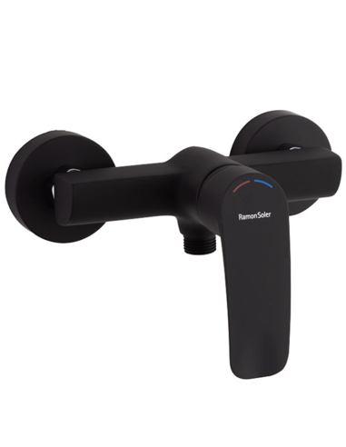 Grifo ducha monomando New Fly de Ramon Soler negro · Pereda