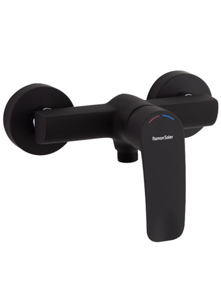 Grifo ducha monomando New Fly de Ramon Soler negro · Pereda