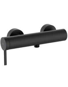 Monomando exterior para ducha en acabado negro mate serie ONA de ROCA