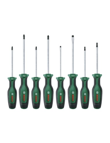 Juego 8 destornilladores Bosch | Pereda