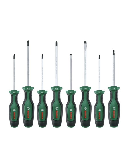 Juego 8 destornilladores Bosch | Pereda