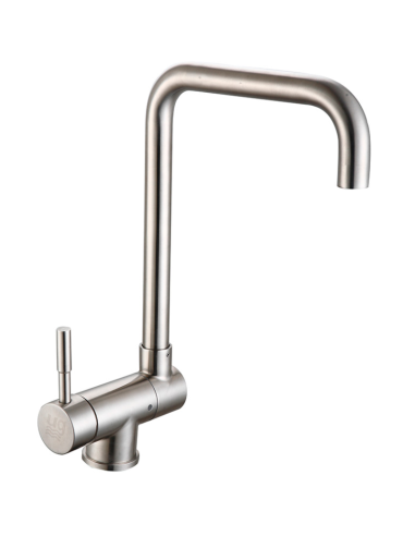 Grifo cocina abatible níquel UG