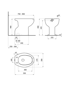 Inodoro Prestowash Basic 2
