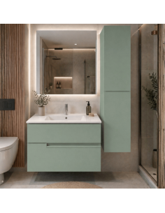Mueble baño verde Unik Victoria-N ROCA