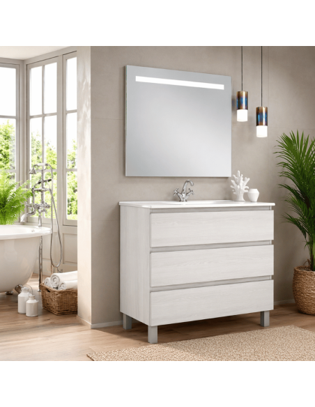 Mueble baño madera hibernian Inglet