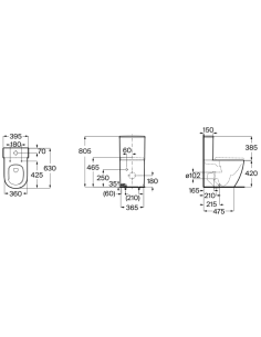 Inodoro Meridian nuevo ROCA 2