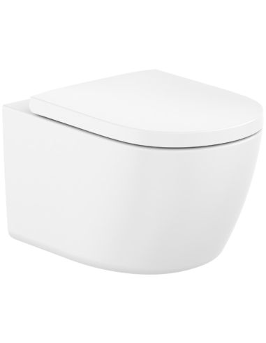 Inodoro suspendido Roca Rimless® Vortex con fijaciones ocultas