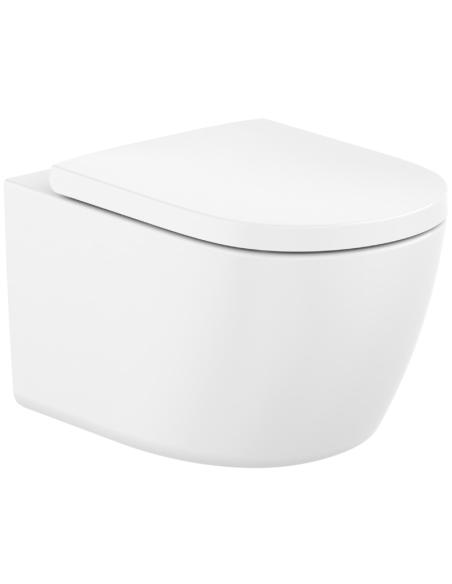 Inodoro suspendido Roca Rimless® Vortex con fijaciones ocultas