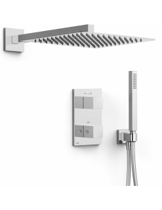 Ducha empotrada cuadrada parte exterior Therm-Box TRES