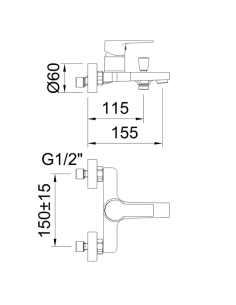 Grifo bañera GO!2 CLEVER 2