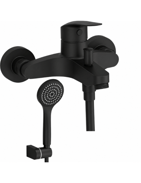 Grifo bañera negro Base Plus TRES