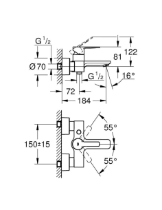 Grifo bañera Lineare GROHE 2