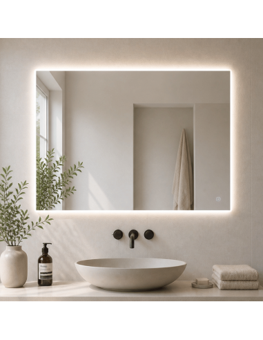 Espejo de baño con luz led Blues