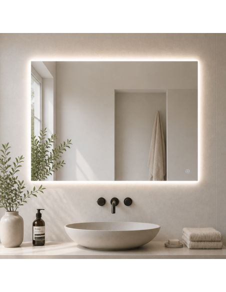 Espejo de baño con luz led Blues
