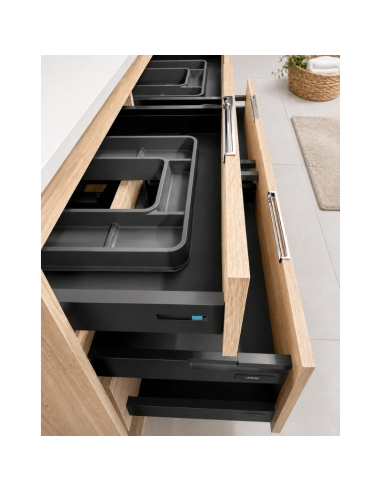 Mueble lavabo doble madera nebraska natural Nepal (Interior)