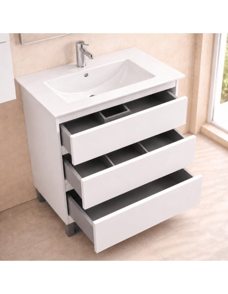 Mueble baño blanco Manning (Interior)