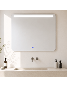 Espejo 1 FRANJA Bluetooth Antivaho Led