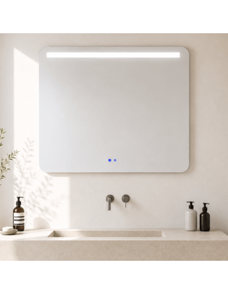 Espejo 1 FRANJA Bluetooth Antivaho Led