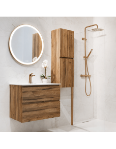Mueble baño madera suspendido KARMA