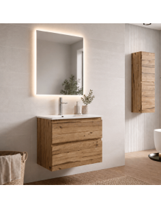 Mueble baño madera suspendido KARMA 2