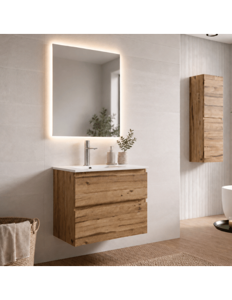 Mueble baño madera suspendido KARMA
