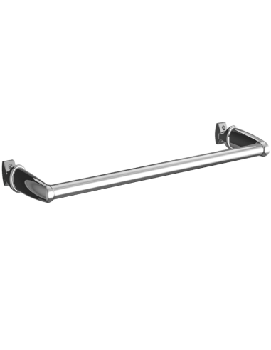 Barra toallero para radiador cromada 37 cm