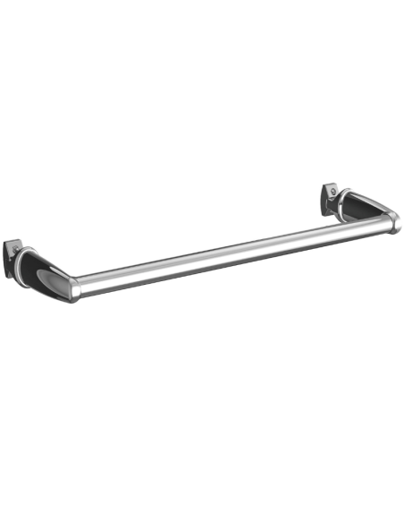 Barra toallero para radiador cromada 37 cm