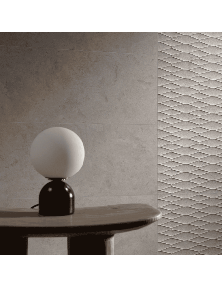 Azulejo pasta blanca rectificada Ardara White 33x100 cm