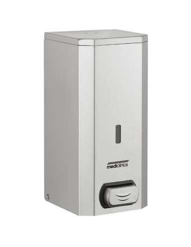 Dispensador jabón pared acero satinado MEDICLINICS