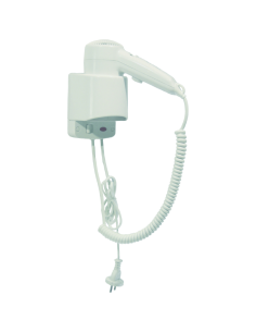 Secador de pelo de pared blanco MEDICLINICS