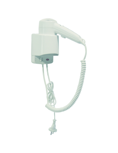 Secador de pelo de pared blanco MEDICLINICS
