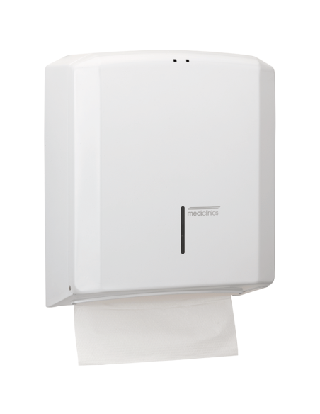 Dispensador de papel de manos blanco C/Z MEDICLINICS