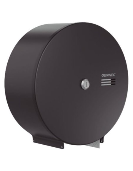 Portarrollos industrial negro mate jumbo GENWEC