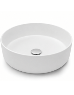 Lavabo sobre encimera blanco mate CIRCUS