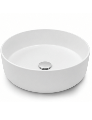 Lavabo sobre encimera blanco mate CIRCUS