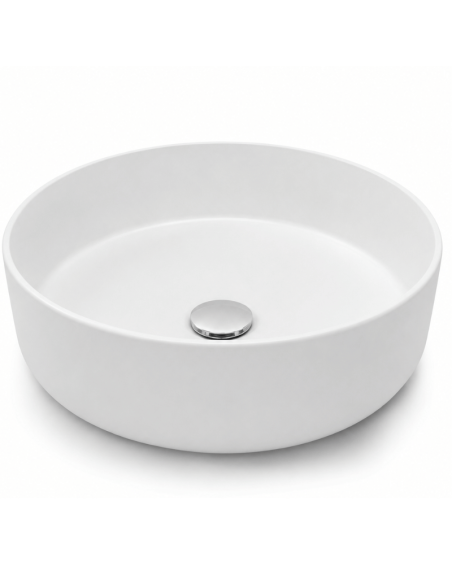 Lavabo sobre encimera blanco mate CIRCUS