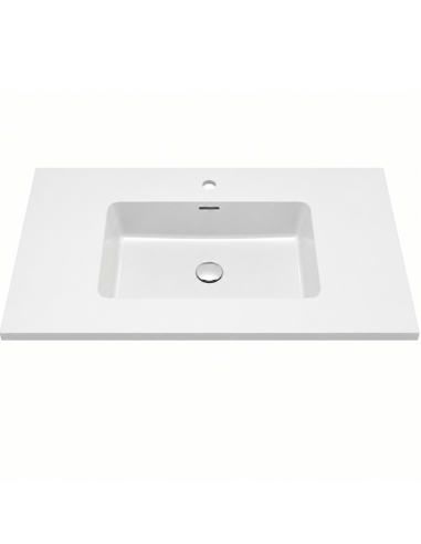 Lavabo cerámica seno integrado ETNA BLANCO
