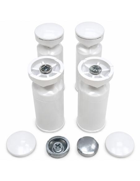 Soportes radiador toallero blanco Zeta TECNA