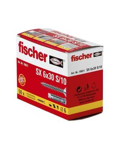 Taco FISCHER SX 6 nylon universal de 6mm x 30mm 4,0a 5,0