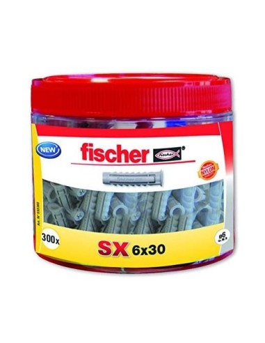 Taco FISCHER SX Ø6x30 mm Round Box 300 unidades · Pereda
