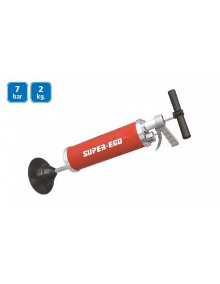 Bomba desatascadora aire comprimido SUPER-EGO. Principal