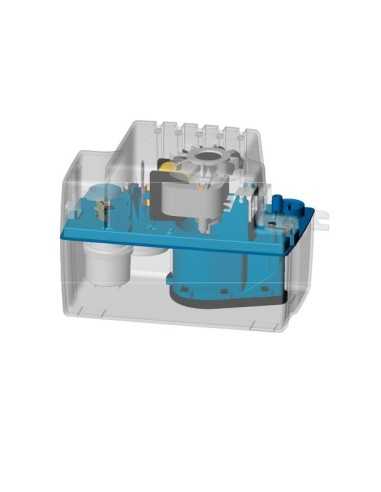 Bomba SFA Sanicondens Mini. Mecanismo interior