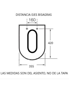 Tapa inodoro MERIDIAN BLANCO caída amortiguada de ROCA. Principal 2